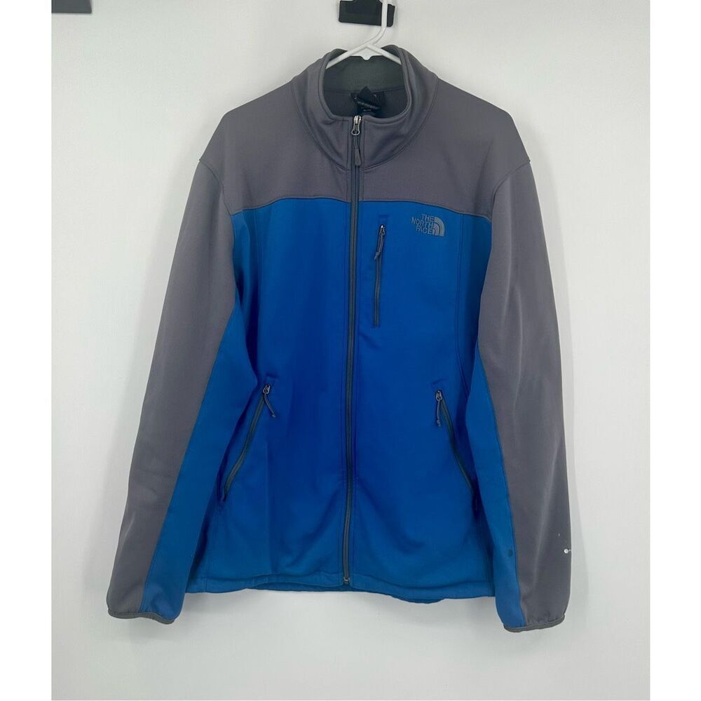 North Face size XL blue & gray jacket full zipper